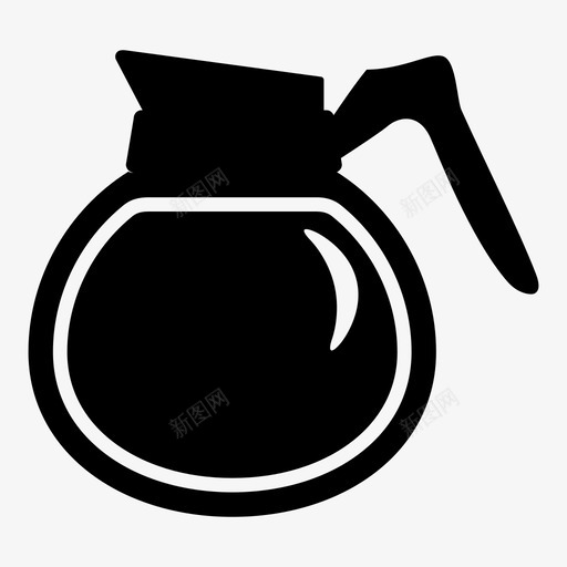 咖啡壶无咖啡因无咖啡因咖啡图标svg_新图网 https://ixintu.com 全杯 咖啡壶 无咖啡因 无咖啡因咖啡 热咖啡 餐车