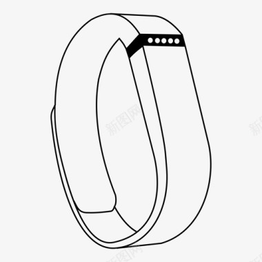 fitbit flexfit bit手腕图标图标