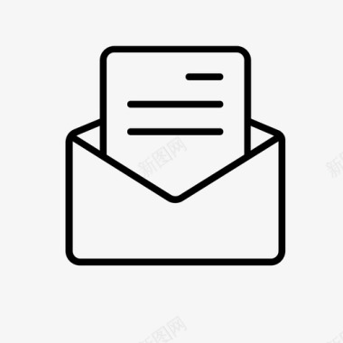 邮件邮政邮资图标图标