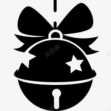 铃铛圣诞树音响图标图标