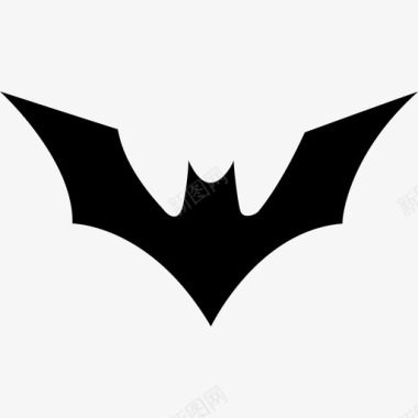 长着翅膀的蝙蝠动物随机的图标图标