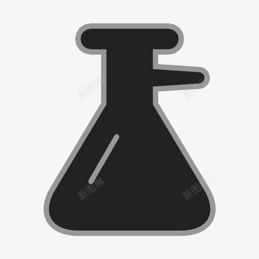 化学实验室过滤瓶图标svg_新图网 https://ixintu.com 化学实验室过滤瓶