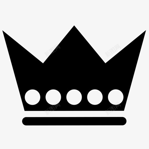 皇冠皇室王后图标svg_新图网 https://ixintu.com 优雅 冠军 国王 最佳 王后 皇冠 皇室 花式