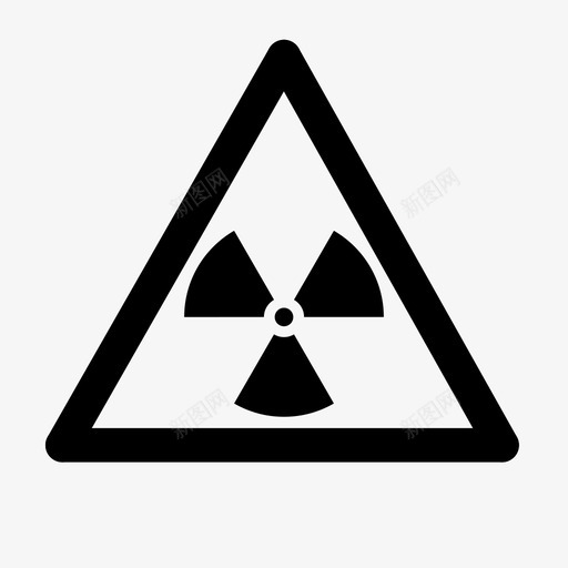 放射性生物危害小心图标svg_新图网 https://ixintu.com 小心 放射性 核武器 核污染 生物危害