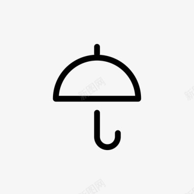 伞遮阳防晒图标图标
