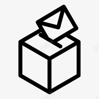 投票投票箱投票人图标图标