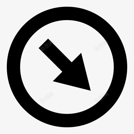 箭头步骤标志图标svg_新图网 https://ixintu.com 圆 圆形 引导 方向 标志 步骤 流程 环 箭头 过程