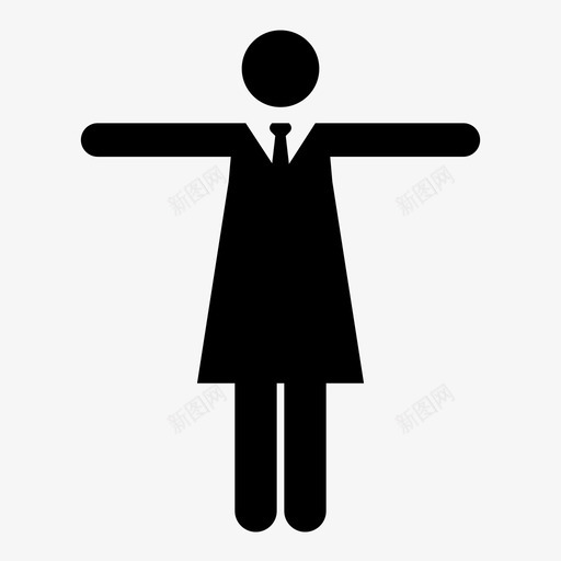 女士西装人物图标svg_新图网 https://ixintu.com 人物 商务人士 商务人士单身男女 商务着装 女士 手势 花式 西装