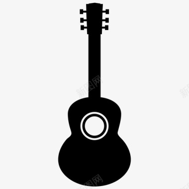 吉他摇滚音乐家图标图标