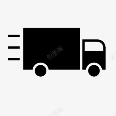 送货车汽车运输图标图标