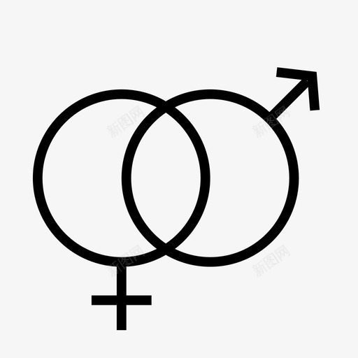 性别女性人物图标svg_新图网 https://ixintu.com 人物 女性 性别 象征