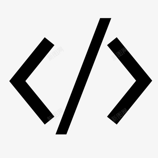 代码编程程序员图标svg_新图网 https://ixintu.com html 代码 开发 标记 程序员 编码 编程