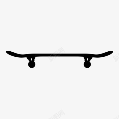 滑板动作运动滑板运动图标图标