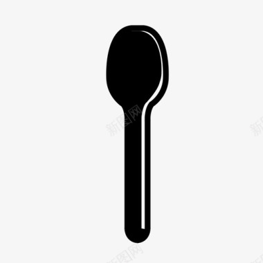 勺子吃的吃的器具图标图标