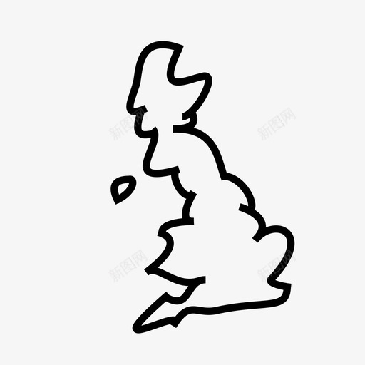 英国国家英格兰图标svg_新图网 https://ixintu.com 位置 国家 地图 地点 英国 英格兰