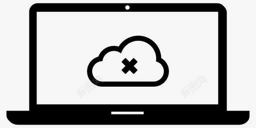 删除云网络互联网图标svg_新图网 https://ixintu.com 云托管 云计算 云驱动 互联网 删除云 托管 服务器 网络
