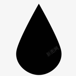 湿气ICON雨滴湿气水图标高清图片