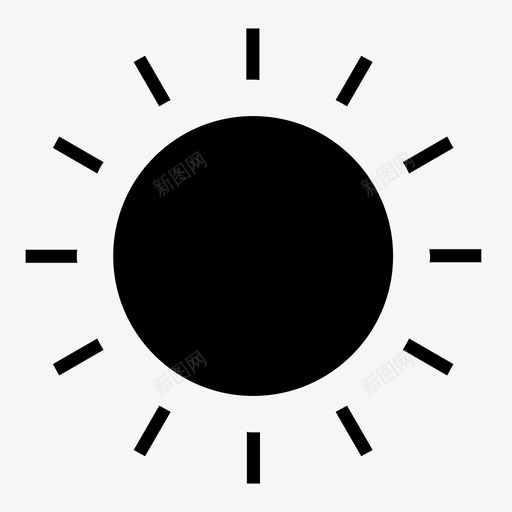 太阳温暖紫外线图标svg_新图网 https://ixintu.com 光 太阳 星星 温暖 热 紫外线 阳光