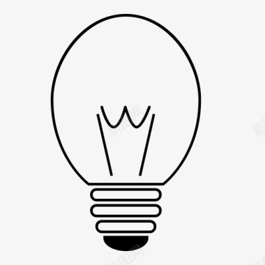 灯泡照明创新图标图标
