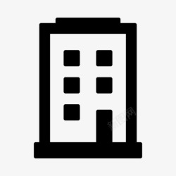 街道墙公司窗户墙图标高清图片