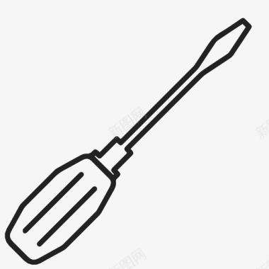 螺丝刀工人工具图标图标