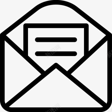 邮件阅读邮件消息图标图标