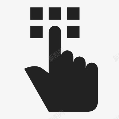 键盘交互式手势交互手势图标图标