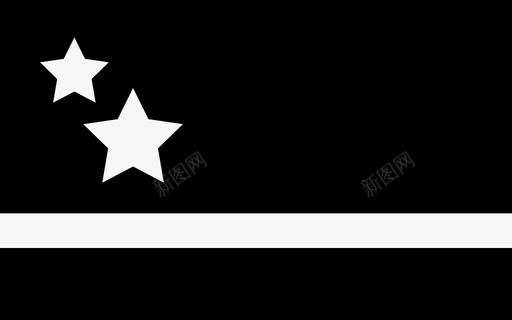 库拉索旗国家民族图标图标