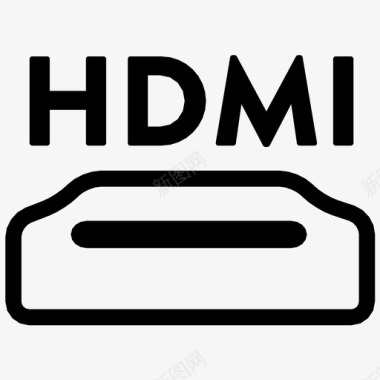 hdmi端口图标图标
