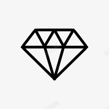 钻石贵重的皇室的图标图标