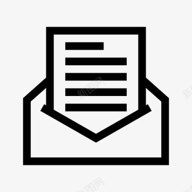 信件阅读信件阅读电子邮件图标图标