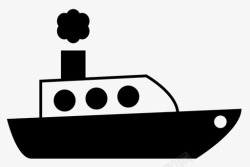 萨利船旅行运输图标高清图片