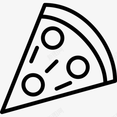 披萨披萨片香肠披萨图标图标