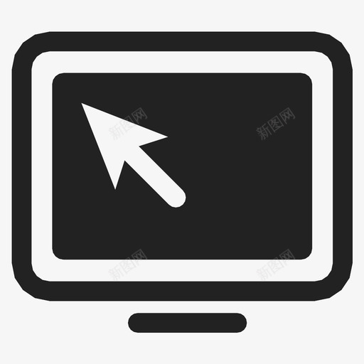 计算机屏幕pc鼠标图标svg_新图网 https://ixintu.com dgta pc 光标 显示器 界面 计算机光标 计算机屏幕 计算机接口 鼠标