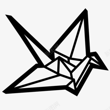 折纸制造办公室图标图标