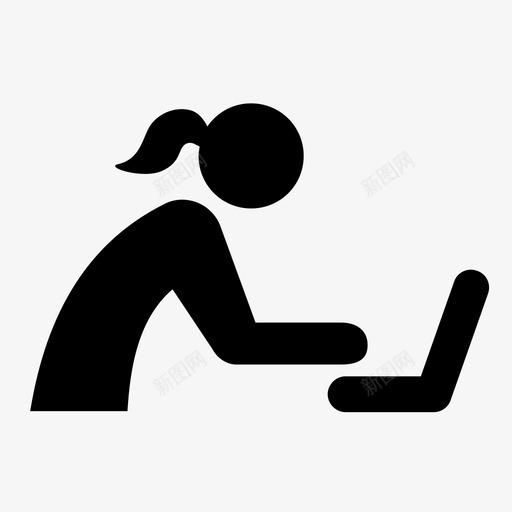 开发人员女性技术人员女性图标svg_新图网 https://ixintu.com 女性 女性技术人员 女性程序员 工程师 开发人员 笔记本电脑 编程人员 计算机 设计师