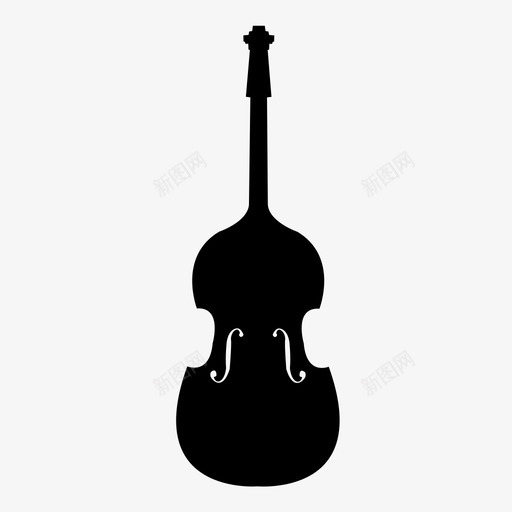 大提琴乐器管弦乐队图标svg_新图网 https://ixintu.com 乐器 切罗 大提琴 管弦乐队