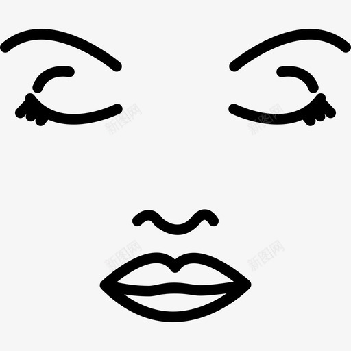 女人的脸轮廓人身体部位图标svg_新图网 https://ixintu.com 人 女人的脸轮廓 身体部位
