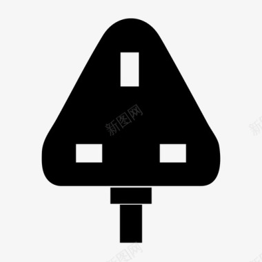 插件电源插头电源图标图标