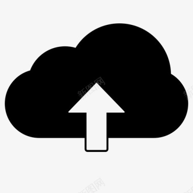 云上传网络存储网络服务图标图标
