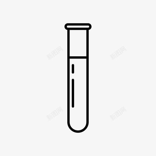 试管化学化学家图标svg_新图网 https://ixintu.com 人类医学 化学 化学家 实验 实验室 科学 试管