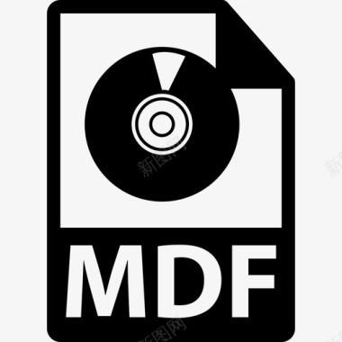 MDF文件格式变量界面文件格式图标图标