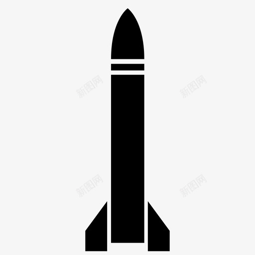火箭武器炸弹图标svg_新图网 https://ixintu.com 导弹 战争 核武器 武器 火箭 炸弹