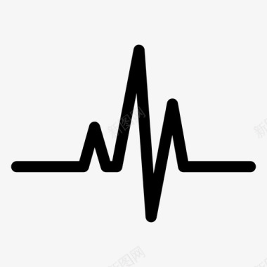 脉搏心率监视器插图图标图标