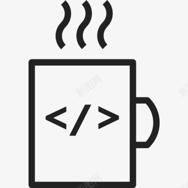 杯号咖啡咨询图标图标