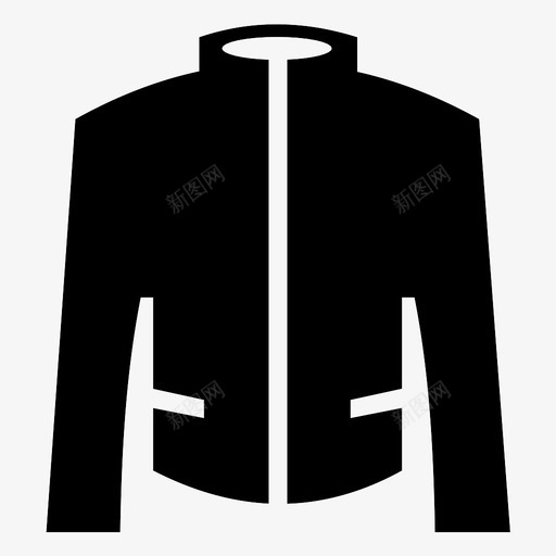 夹克服装衣服图标svg_新图网 https://ixintu.com 夹克 时尚 服装 款式 衣服