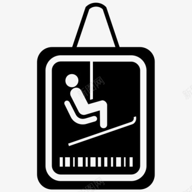 电梯通行证度假村通行证升降椅通行证图标图标