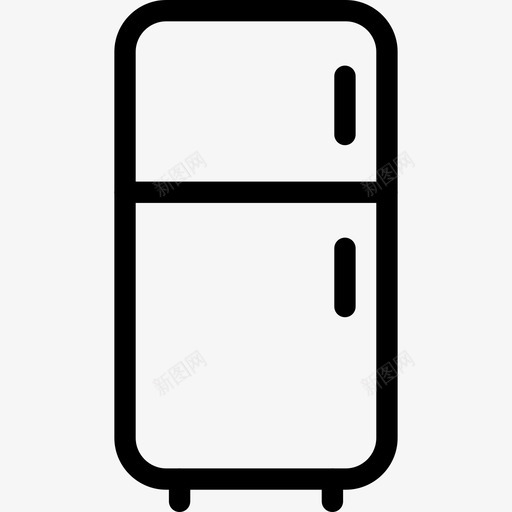 冰箱电器冷却器图标svg_新图网 https://ixintu.com 冰箱 冷却器 厨房 电器 电子产品