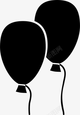 采购产品气球礼物节日图标图标
