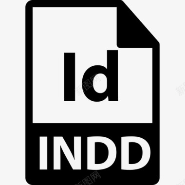 INDD文件格式变量界面文件格式图标图标